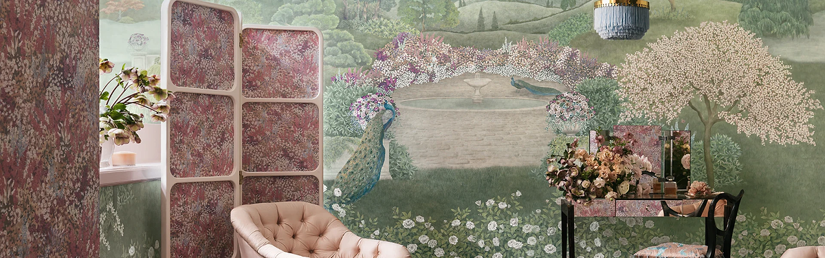 The Gardens wallpaper collection van Cole &amp; Son - Een Betoverende bloemenwereld
