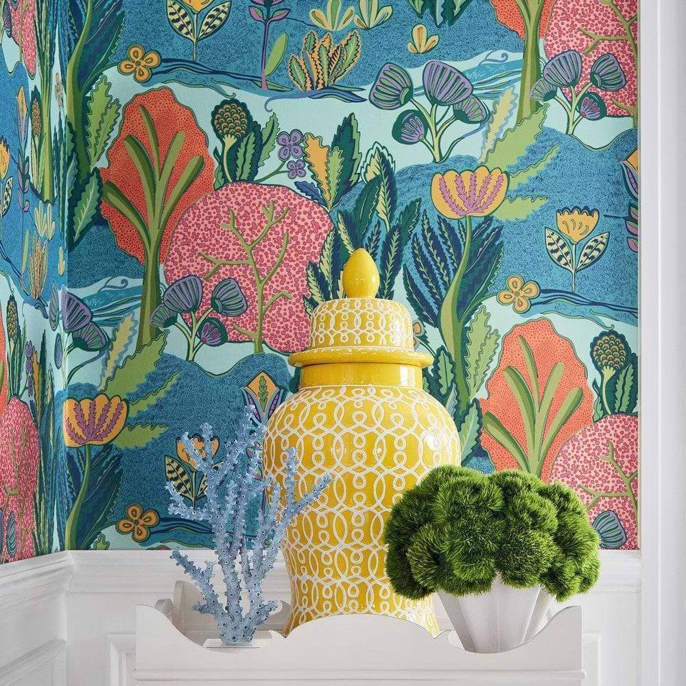 Wanderlust behangcollectie Thibaut-Selected Wallpapers-Interiors