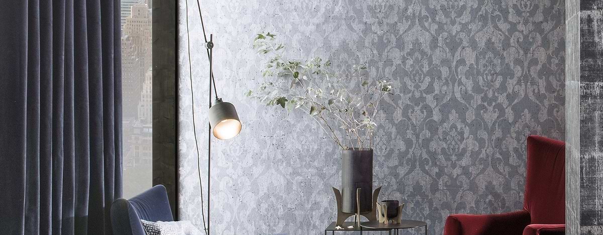 Damast wallpaper: tijdloze luxury for every room
