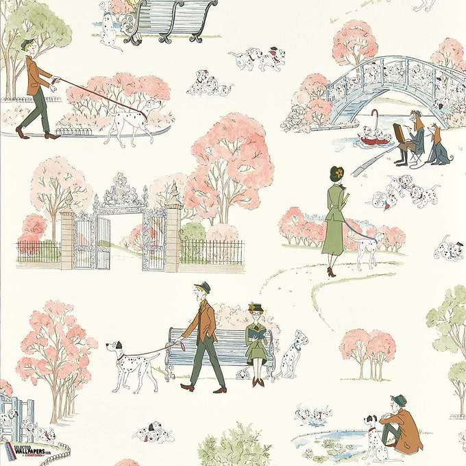 101 Dalmatians-behang-Tapete-Sanderson-Candy Floss-Rol-217289-Selected Wallpapers