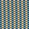 Moki stof-Casamance-Bleu orange brule-Meter (M1)-Selected Wallpapers-Interiors
