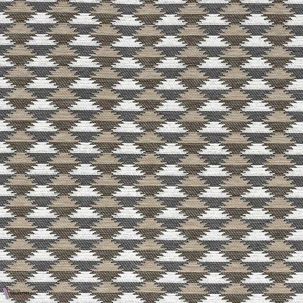 Moki stof-Casamance-Ocre turquoise-Meter (M1)-Selected Wallpapers-Interiors