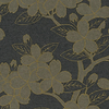 Camellia behang-Little Greene-Charcoal-Rol-Selected Wallpapers-Interiors