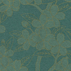 Camellia behang-Little Greene-Teal-Rol-Selected Wallpapers-Interiors
