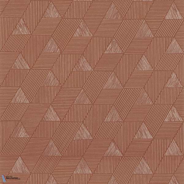 Méroé behang-behang-Casamance-Terre Battue/Cuivre-Rol-Selected Wallpapers &amp; Interiors