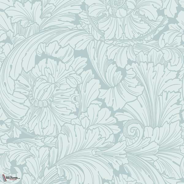 Acanthus behang-Cole & Son-Print Room Blue-Rol-Selected Wallpapers-Interiors