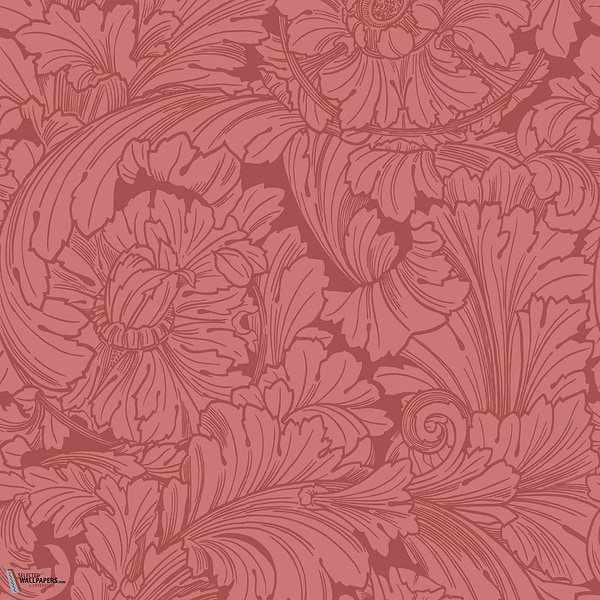 Acanthus behang-Cole & Son-Stately Home Red-Rol-Selected Wallpapers-Interiors