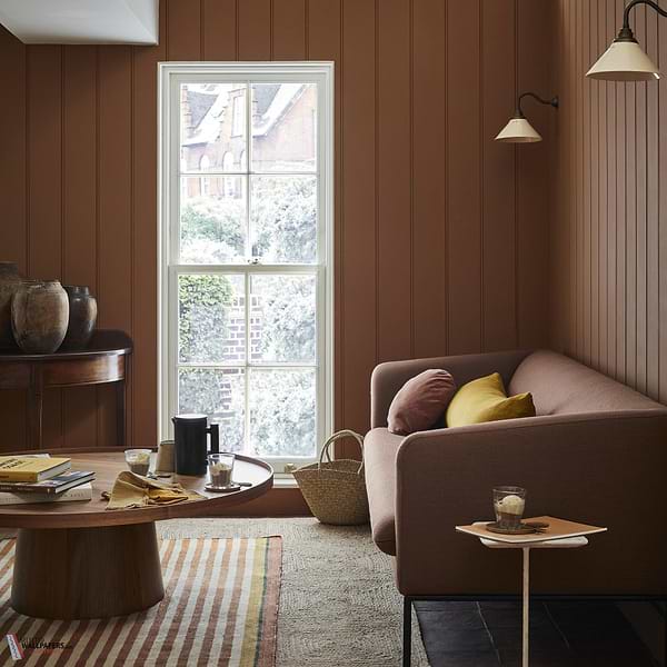 Affogato verf Little Greene 342-Selected-Wallpapers-Interiors