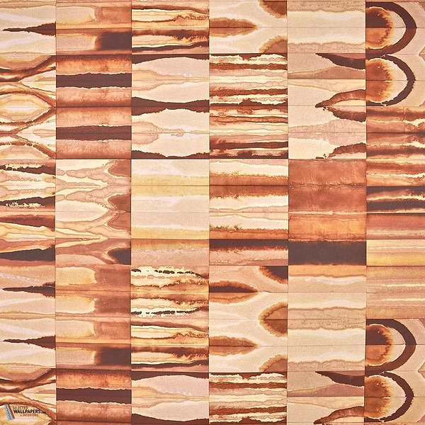 Agafay behang-Pierre Frey-Terracotta-Meter (M1)-Selected Wallpapers-Interiors