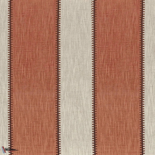 Agave stof-Casamance-Terracotta-Meter (M1)-Selected-Wallpapers-Interiors
