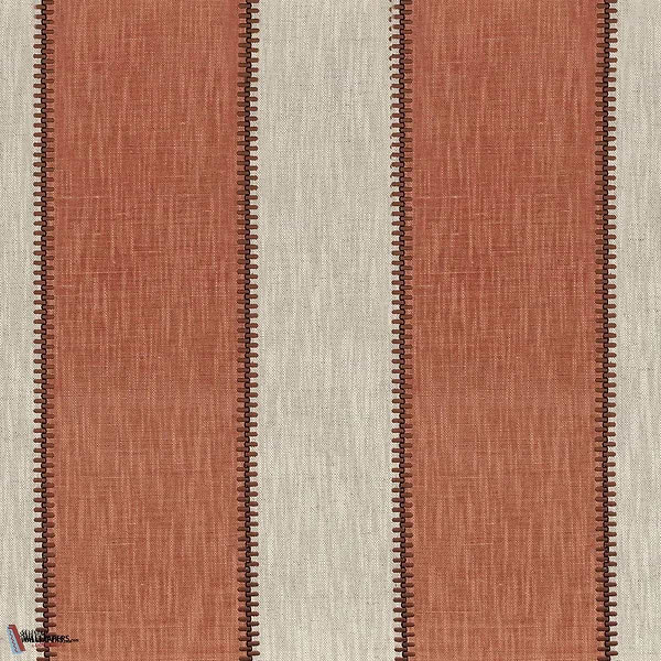 Agave stof-Casamance-Terracotta-Meter (M1)-Selected-Wallpapers-Interiors