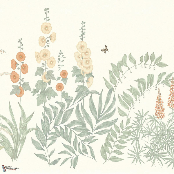 Aino behang-Sandberg-Peach-Mattic-M2-Selected Wallpapers-Interiors