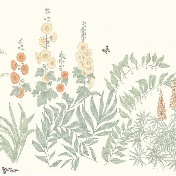 Aino behang-Sandberg-Peach-Mattic-M2-Selected Wallpapers-Interiors