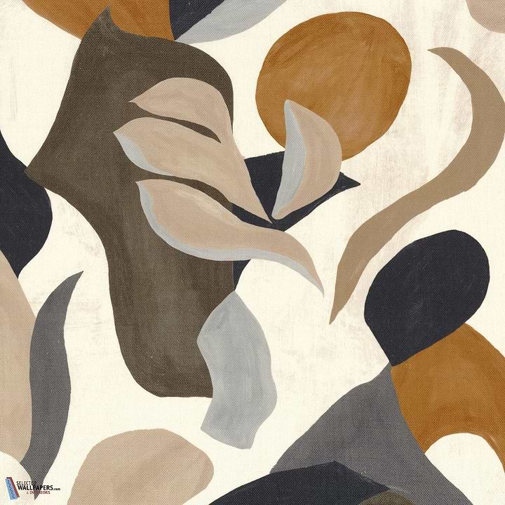 Air de Fete stof-Casamance-Kissen-Cushion-Noir/Tabac-Meter (M1)-Selected Interiors