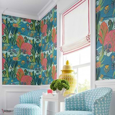 Albero behang-Thibaut-Selected Wallpapers-Interiors
