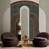 Alcoves wallpaper-Casamance-Selected Wallpapers-Interiors