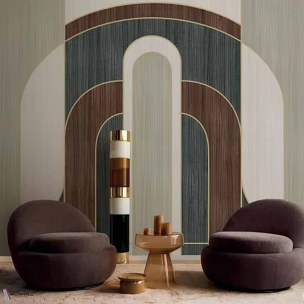 Alcoves wallpaper-Casamance-Selected Wallpapers-Interiors