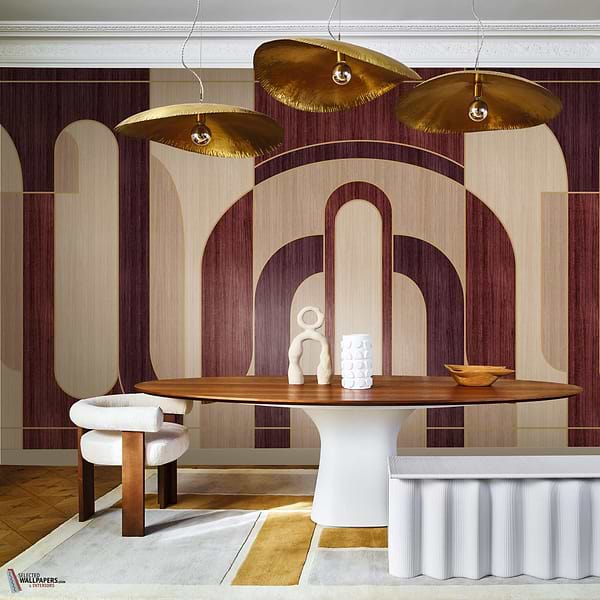 Alcoves wallpaper-Casamance-Selected Wallpapers-Interiors