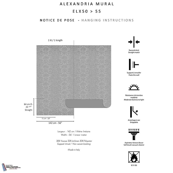 Alexandria Mural-Nobilis-wallpaper-behang-Tapete-wallpaper-Selected Wallpapers