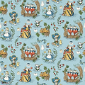 Alice In Wonderland-behang-Tapete-Sanderson-Puddle Blue-Rol-217286-Selected Wallpapers