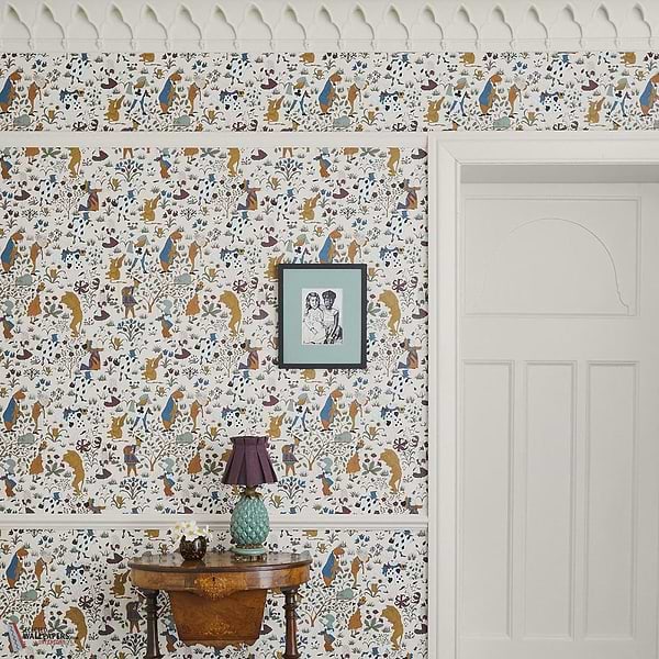 Alice in Wonderland behang-House of Hackney-wallpaper-tapete-Selected-Wallpapers-Interiors