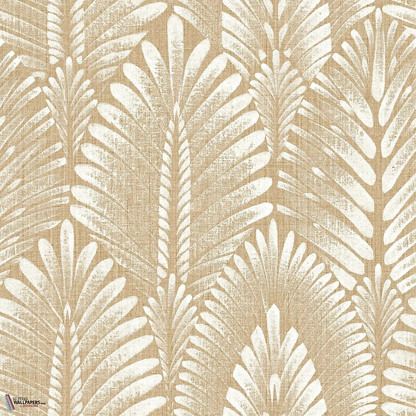 Alisio behang-Casamance-Latte-Rol-Selected Wallpapers-Interiors
