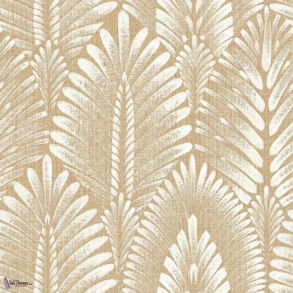 Alisio behang-Casamance-Latte-Rol-Selected Wallpapers-Interiors