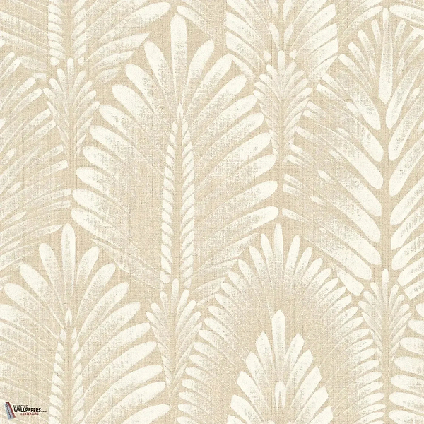 Alisio behang-Casamance-Sable-Rol-Selected Wallpapers-Interiors