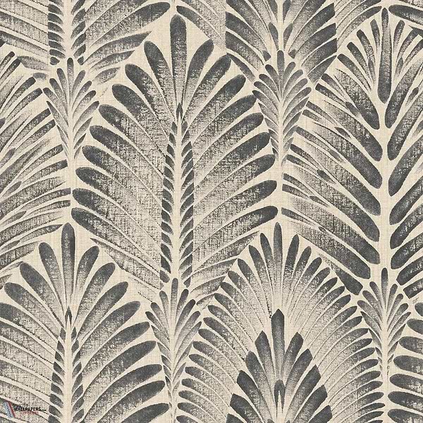 Alisio behang-Casamance-Sable/Anthracite-Rol-Selected Wallpapers-Interiors