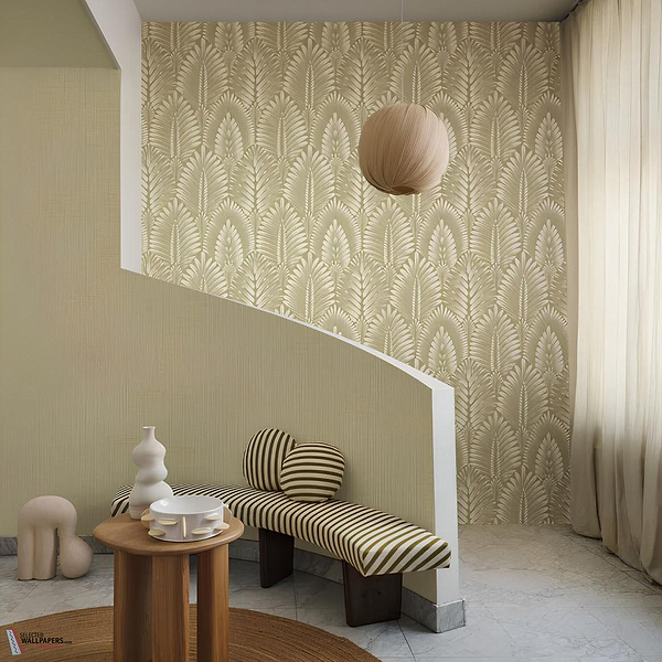 Alisio behang-Casamance-Selected Wallpapers-Interiors