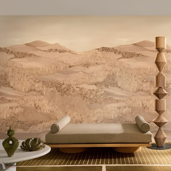 Almeria behang-Casamance-Selected Wallpapers-Interiors