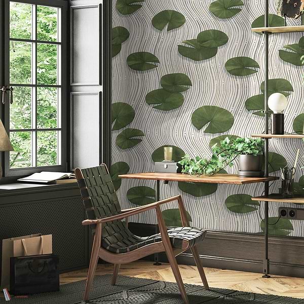 Along The River behang-Les Dominotiers-Selected Wallpapers-Interiors