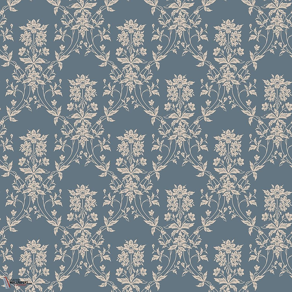 Alva behang-Sandberg-Indigo blue-Rol-Selected Wallpapers-Interiors