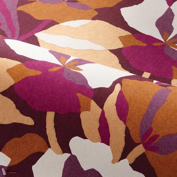 Amaryllis behang-Casamance-wallpaper-tapete-Selected-Wallpapers-Interiors