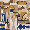 Amasigh Pottery behang-Coordonne-wallpaper-tapete-Ultramarine-Non Woven-Selected-Wallpapers-Interiors