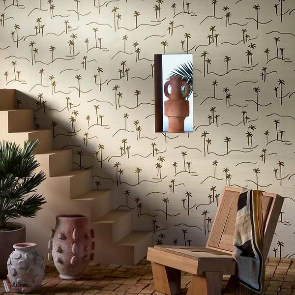 Ammos behang-Pierre Frey-Selected Wallpapers-Interiors