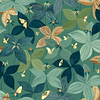 Among Butterflies behang-Les Dominotiers-2-Rol-Selected Wallpapers-Interiors