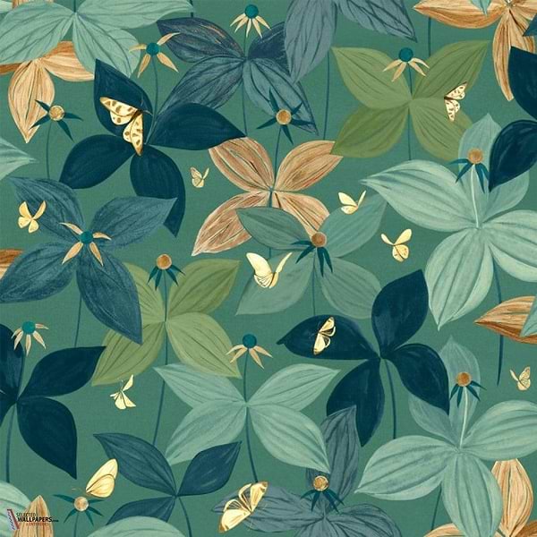 Among Butterflies behang-Les Dominotiers-2-Rol-Selected Wallpapers-Interiors