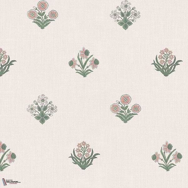 Amy wallpaper-Sandberg-Pink-Roll-Selected Wallpapers-Interiors