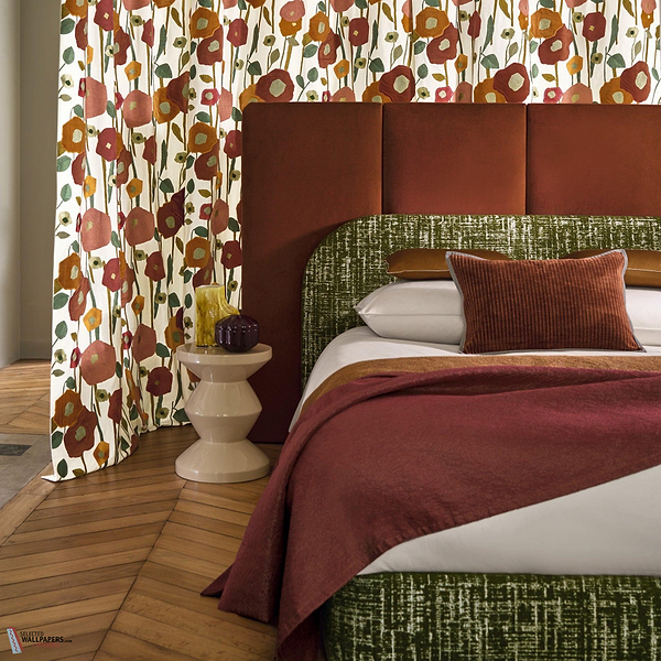 Anatolie stof-Casamance-Selected Wallpapers-Interiors