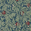 Ancient apple orchard behang-Sanderson-Midnight-Rol-Selected Wallpapers-Interiors