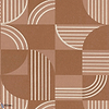 Années 30-Casamance-wallpaper-behang-Tapete-wallpaper-Terracotta-Rol-Selected Wallpapers