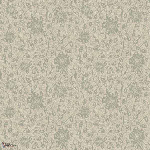 Anton behang-Sandberg-Sage green-Rol-Selected Wallpapers-Interiors