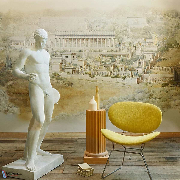 Apollon-Pierre Frey-wallpaper-behang-Tapete-wallpaper-Selected Wallpapers