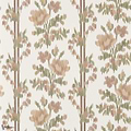 Apothecary rose behang-Sanderson-Parchment & olivine-Rol-Selected Wallpapers-Interiors