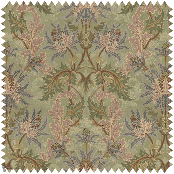 Aquifolia stof-House of Hackney-wallpaper-tapete-Selected-Wallpapers-Interiors