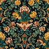 Aranjuez Damask wallpaper-Coordonné-Onyx-Non Woven-Roll-Selected Wallpapers-Interiors