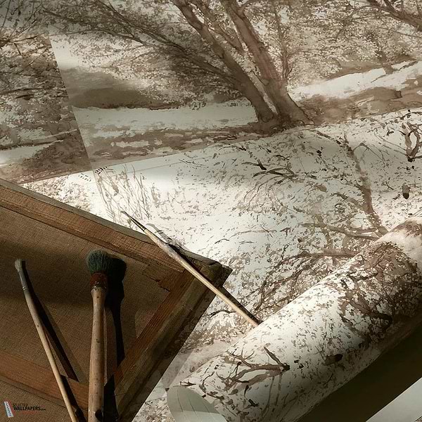 Arbes et sous Bois behang-Pierre Frey-Selected Wallpapers-Interiors