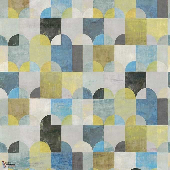 Arc behang-Masureel-Lime-Paneel A-260 cm-Selected Wallpapers-Interiors