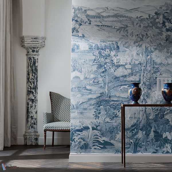 Arcadian Thames-behang-Tapete-Zoffany-Selected Wallpapers